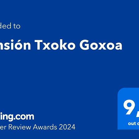 Pensión Txoko Goxoa Hondarribia Exterior foto